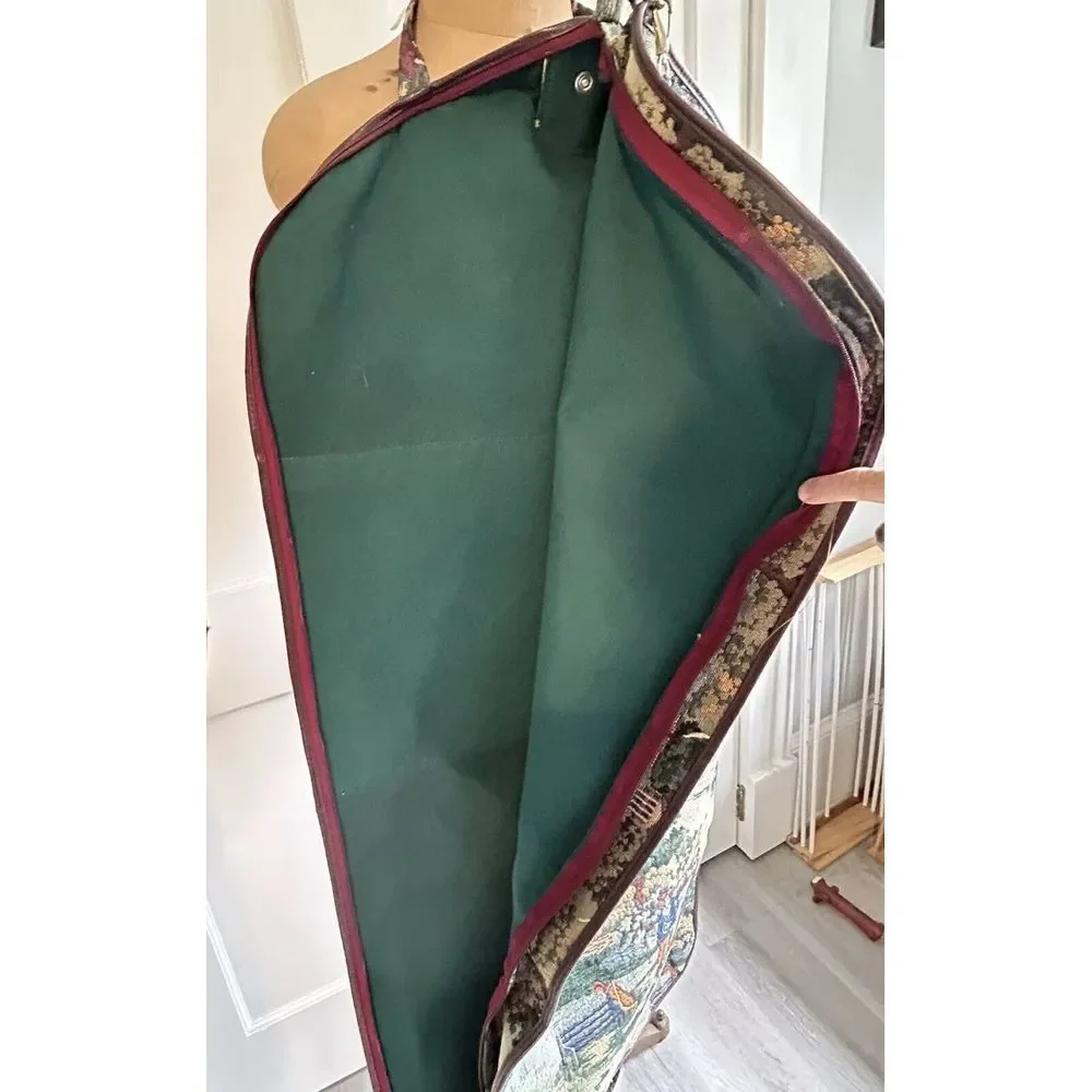 Vtg Holdings‎ Fine Accessories Tapestry Golf Hanging Garment  Bag w/ Travel Bag